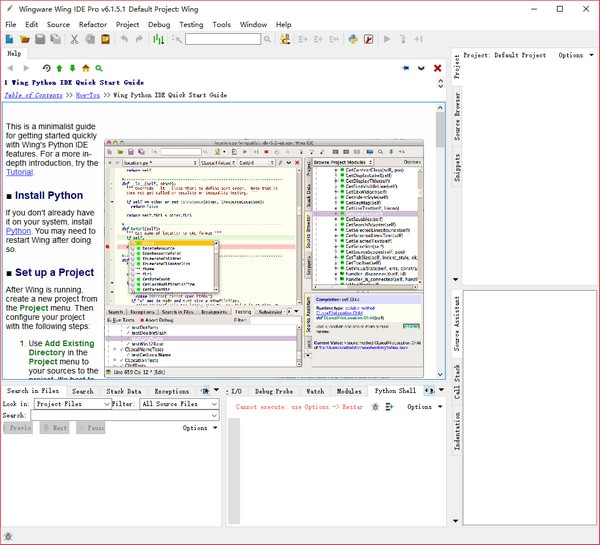 Wingware Wing IDE Pro编程开发集成环境 Wingware Wing IDE Pro编程开发集成环境