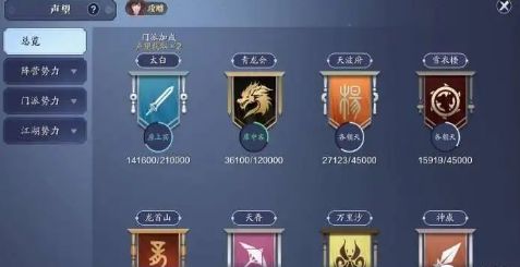 天涯明月刀手游声望快速提升攻略_天刀声望刷法技巧