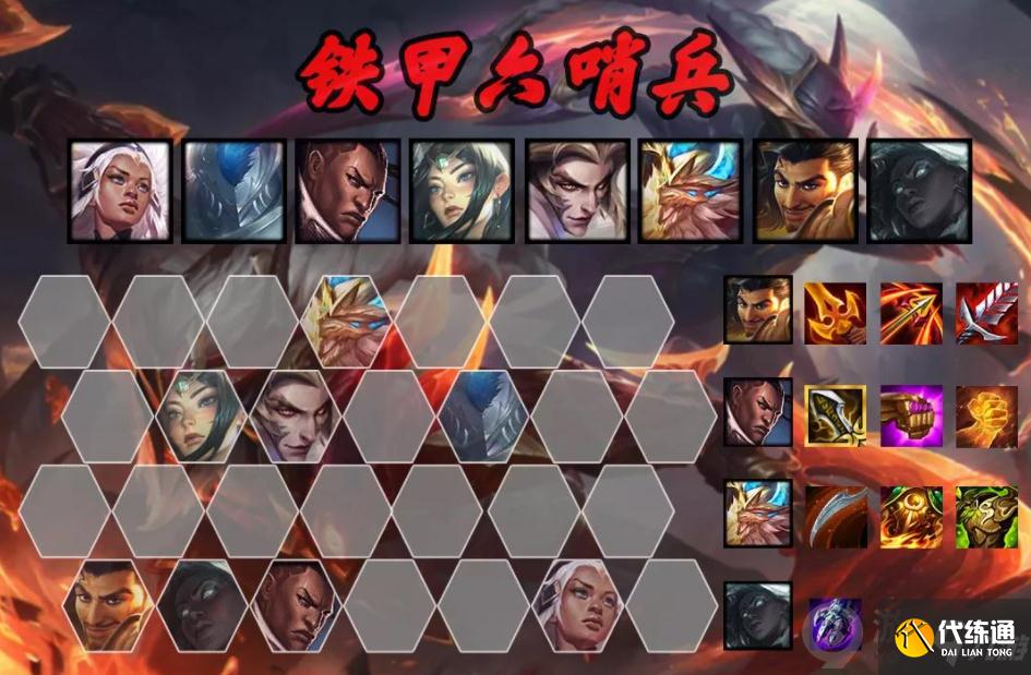 云顶之弈11.17铁甲6哨兵怎么玩