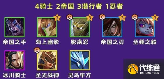 帝国骑士潜行者阵容_装备搭配攻略