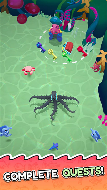 章鱼入侵进食与进化游戏最新版