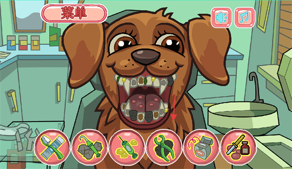 疯狂的宠物牙医游戏