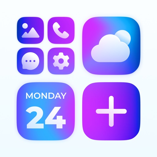 小部件 简单换图标主题壁纸