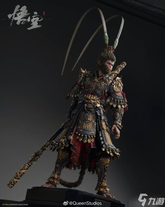 《黑神话:悟空》超帅大圣金甲1/3全身像公开!7980元带回家